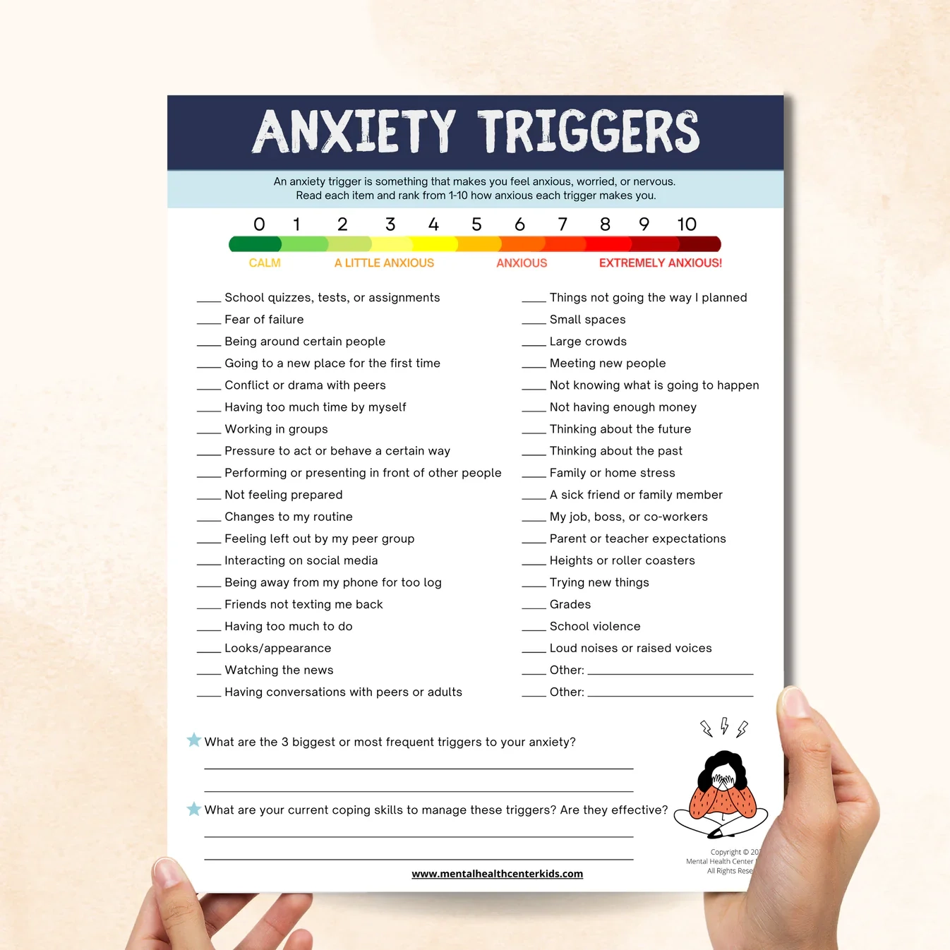 10 Printable CBT Worksheets For Teens Mental Health Center Kids