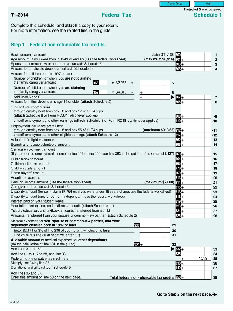 Form Schedule 1 2022