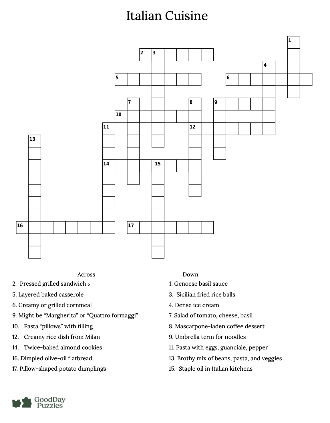 Printable Crossword Puzzles Fo