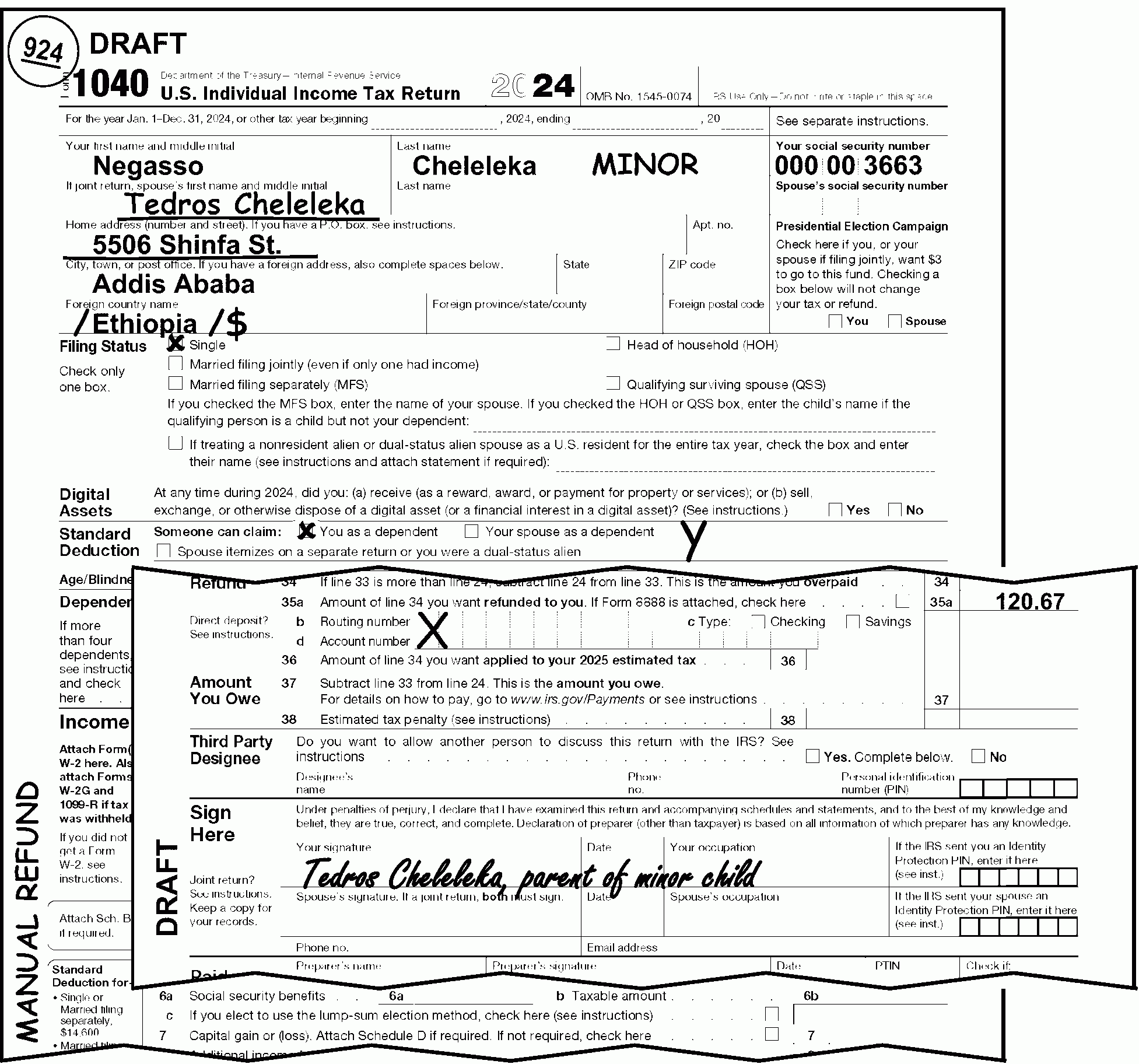 Form 6198 For 2020