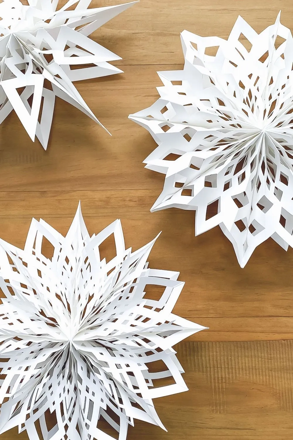 Free Printable 3d Snowflake Template