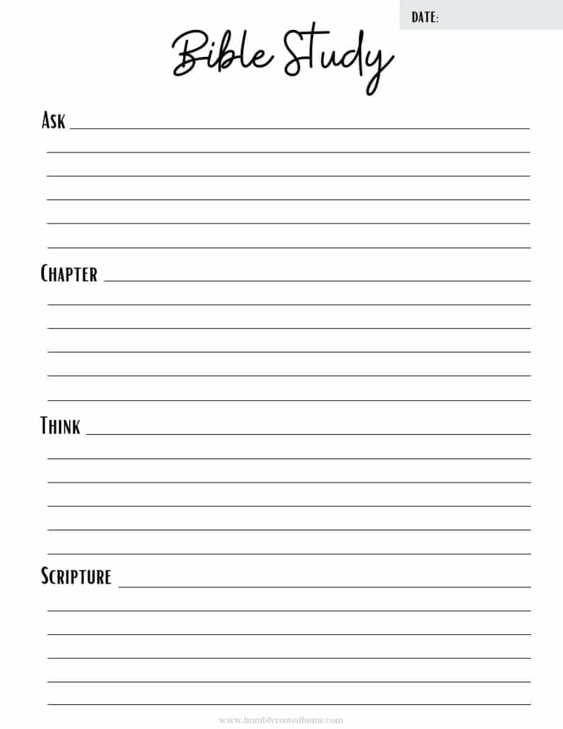 Bible Worksheets Printable