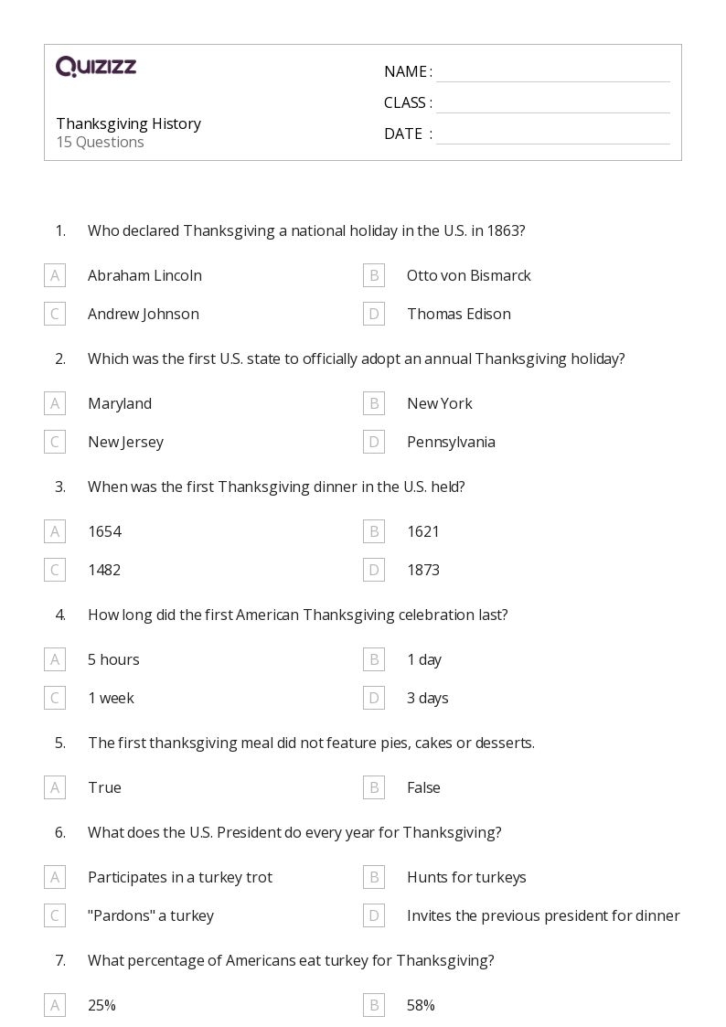 50 History Worksheets For 4th Grade On Quizizz Free amp Printable
