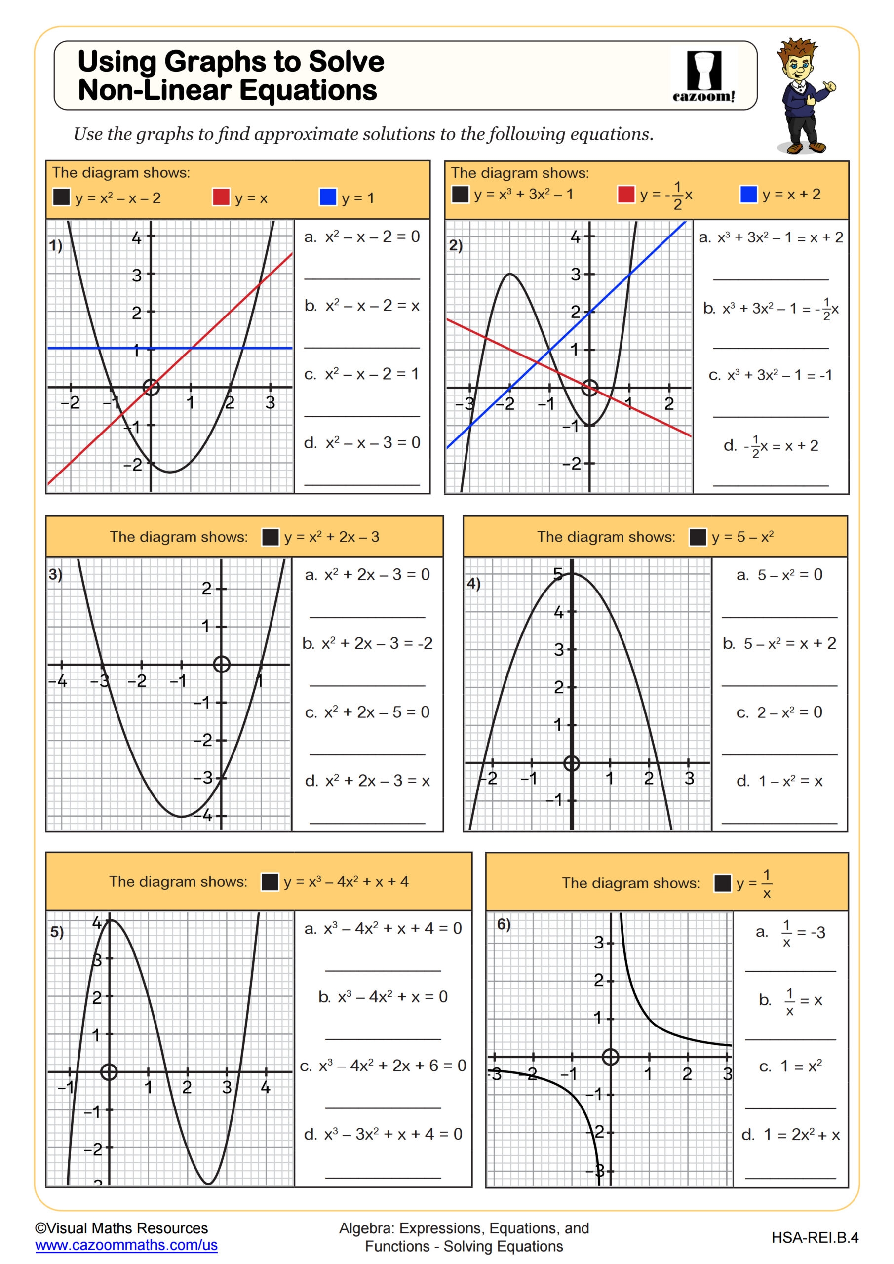 Printable Algebra Worksheets With Answers Key