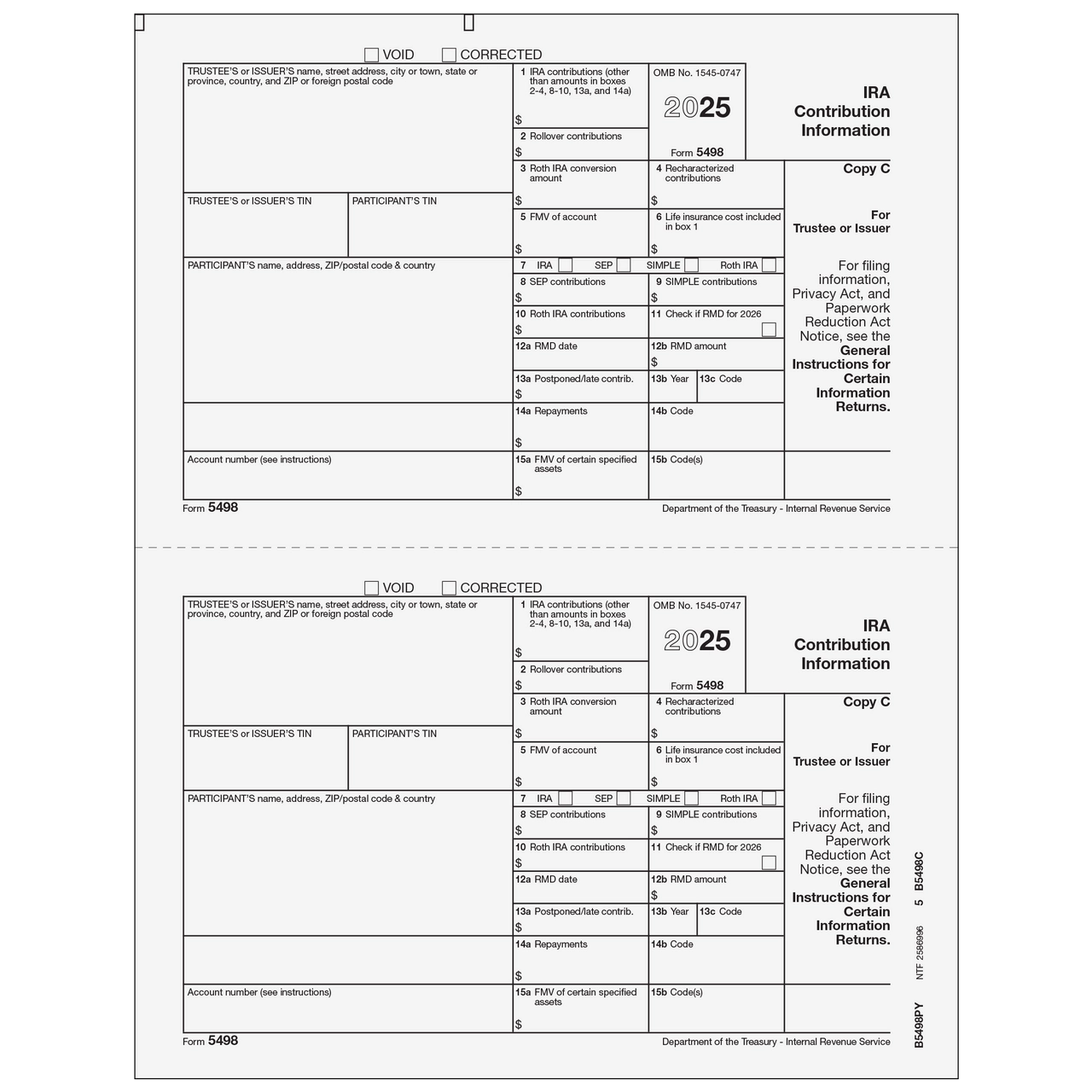 What Is Federal Form 5498