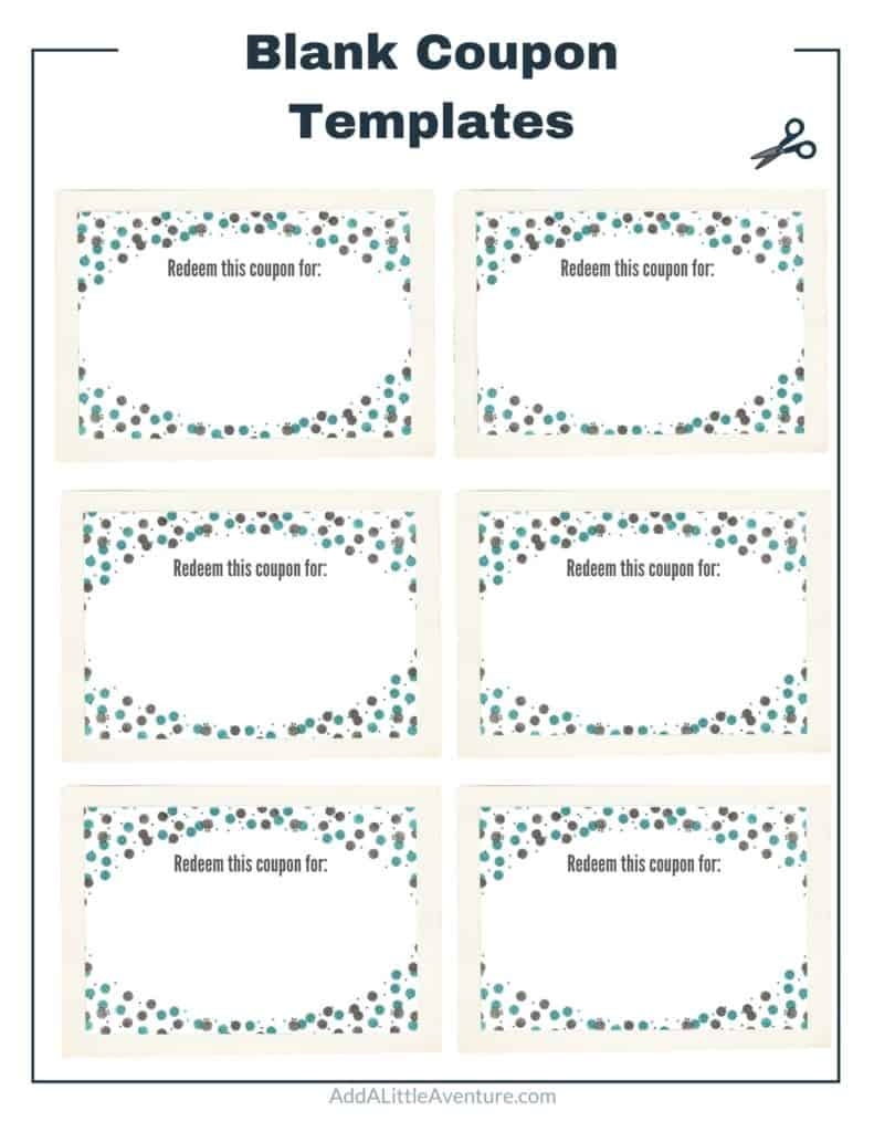 Coupon Templates Free Printable