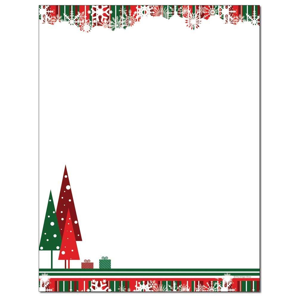 Printable Christmas Letterhead Templates