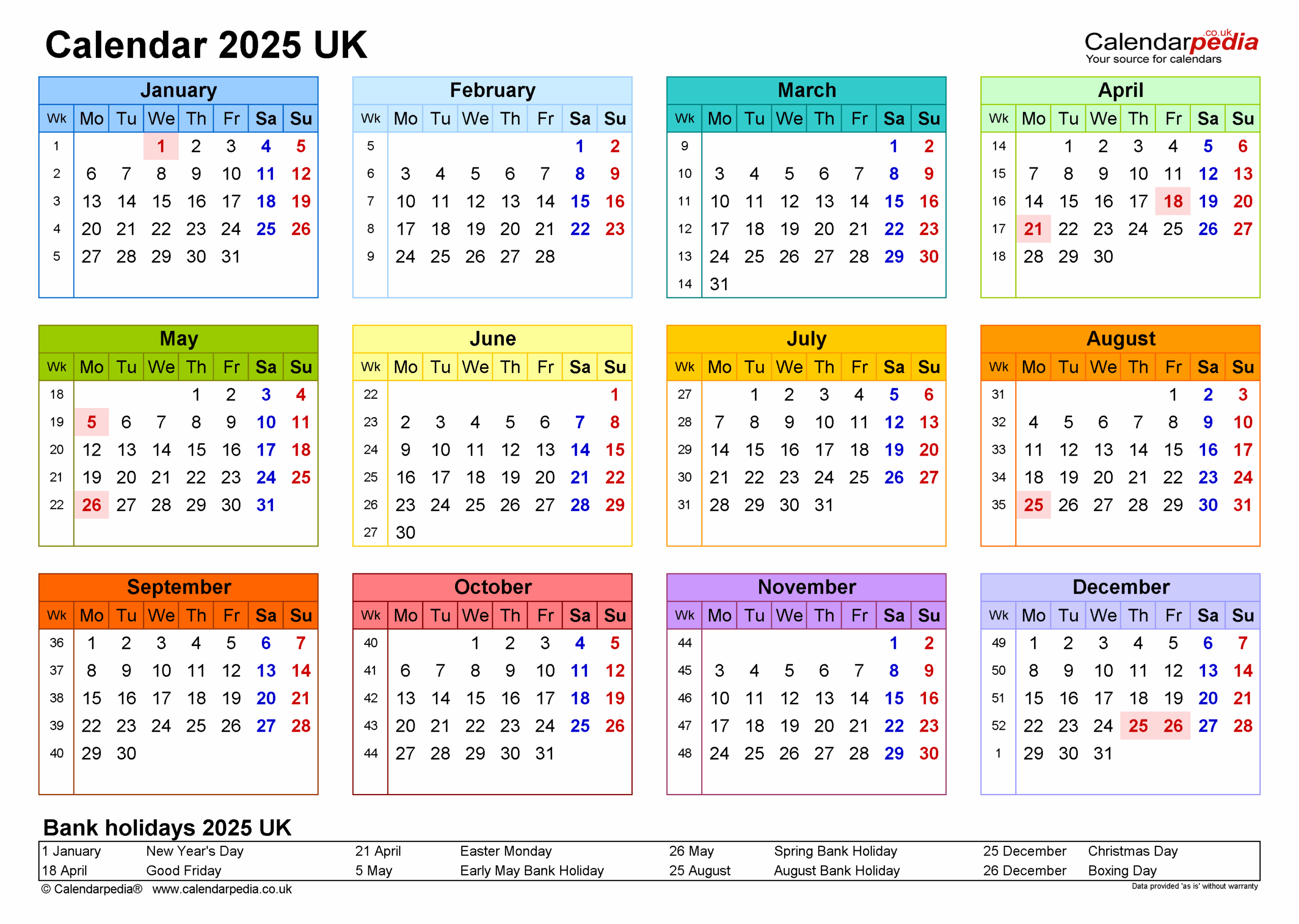 December 2025 Calendar Printable A6 Free