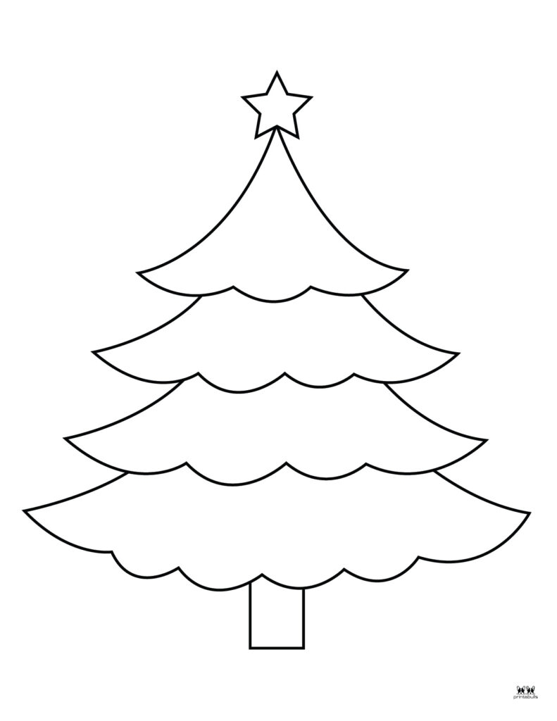 Christmas Tree Coloring Pages amp amp Templates 22 FREE Printables 