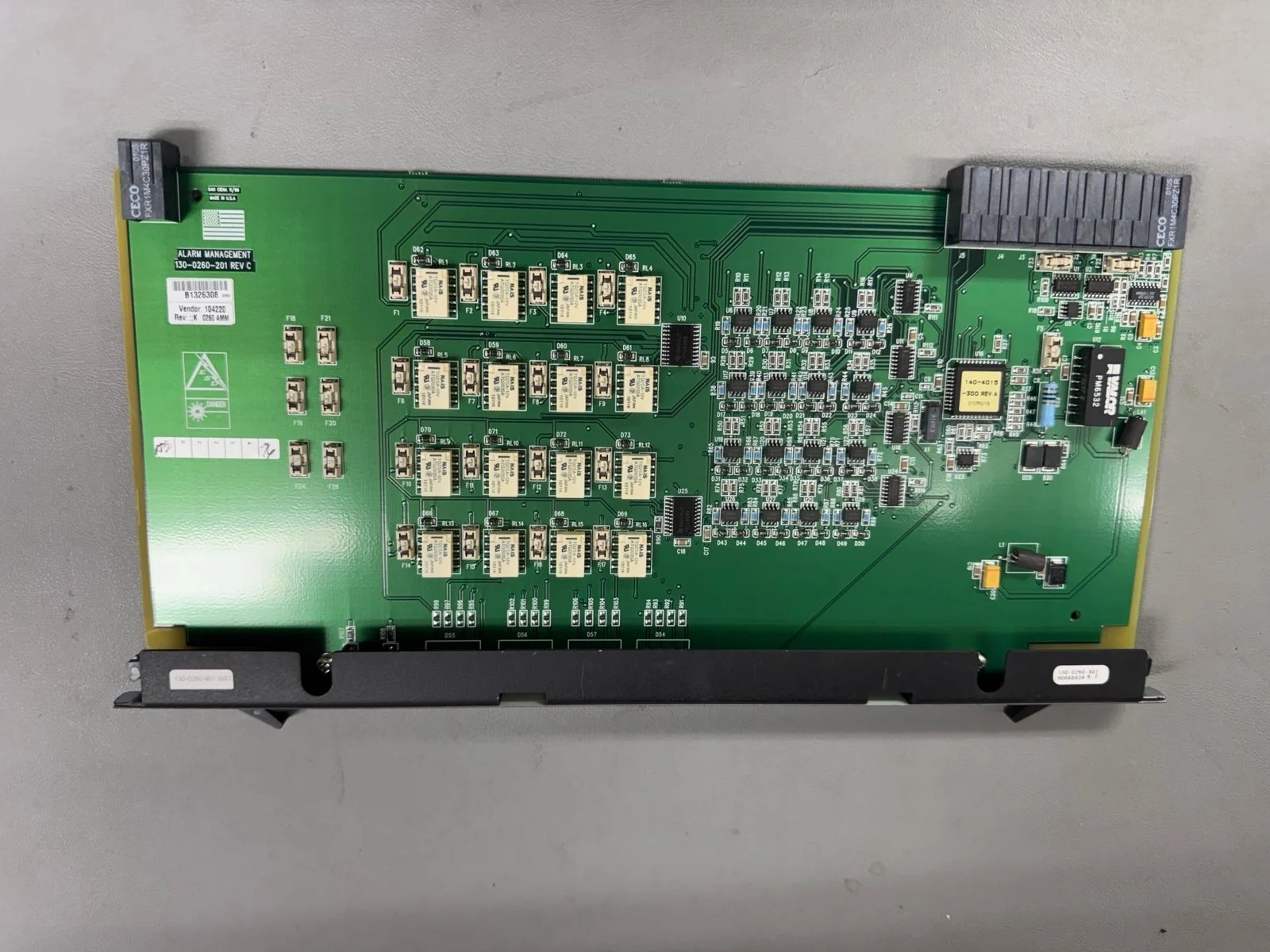 CIENA 130 0260 901 MULTIWAVE AUXILIARY MANAGEMENT MODULE LGR2FE0