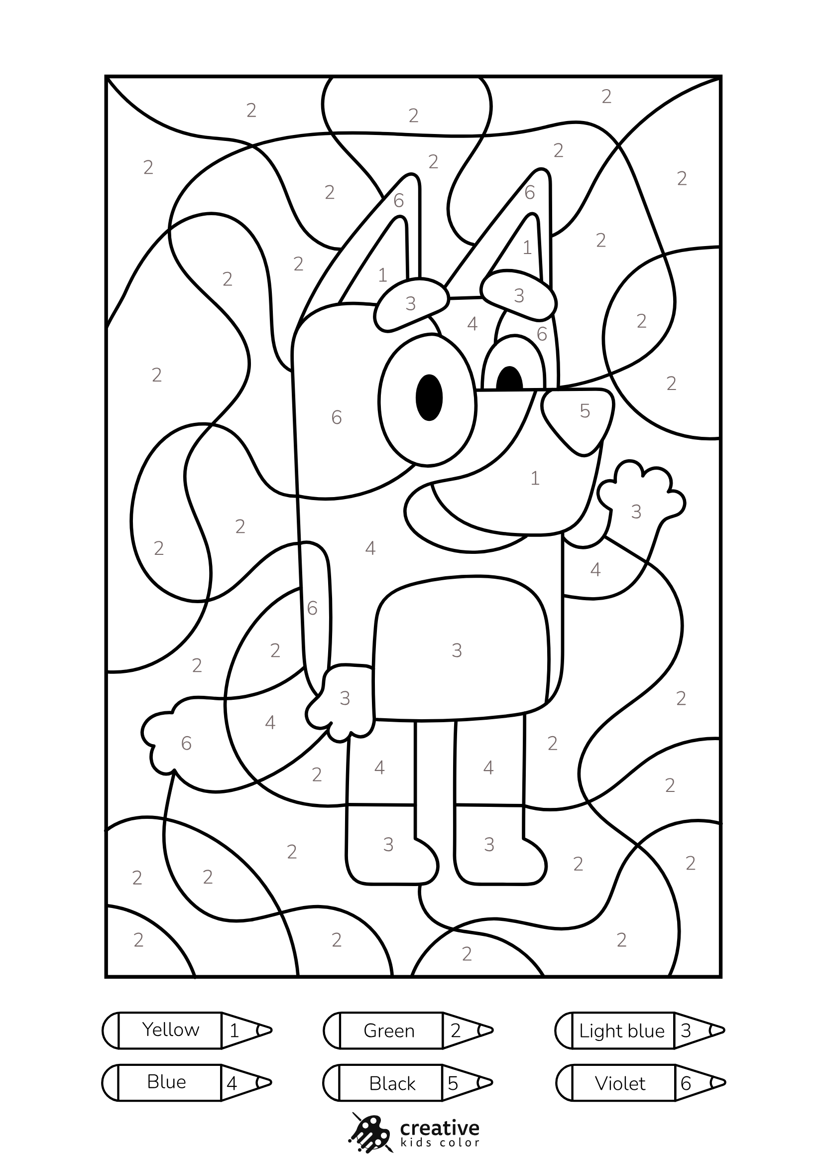 Color By Numbers Printable Worksheets