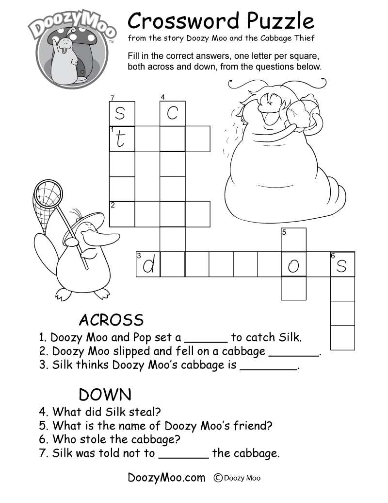 Free Printable Puzzle Worksheets