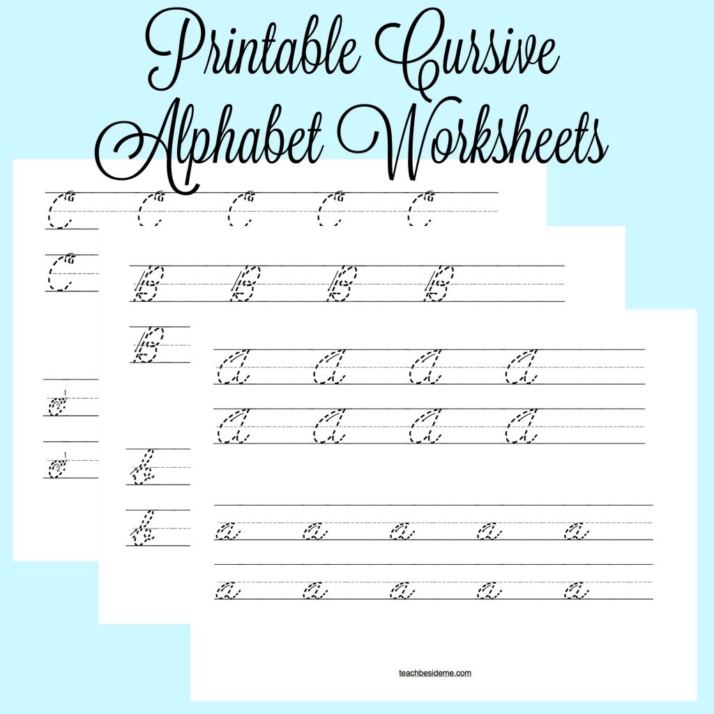 Free Cursive Worksheets Printable