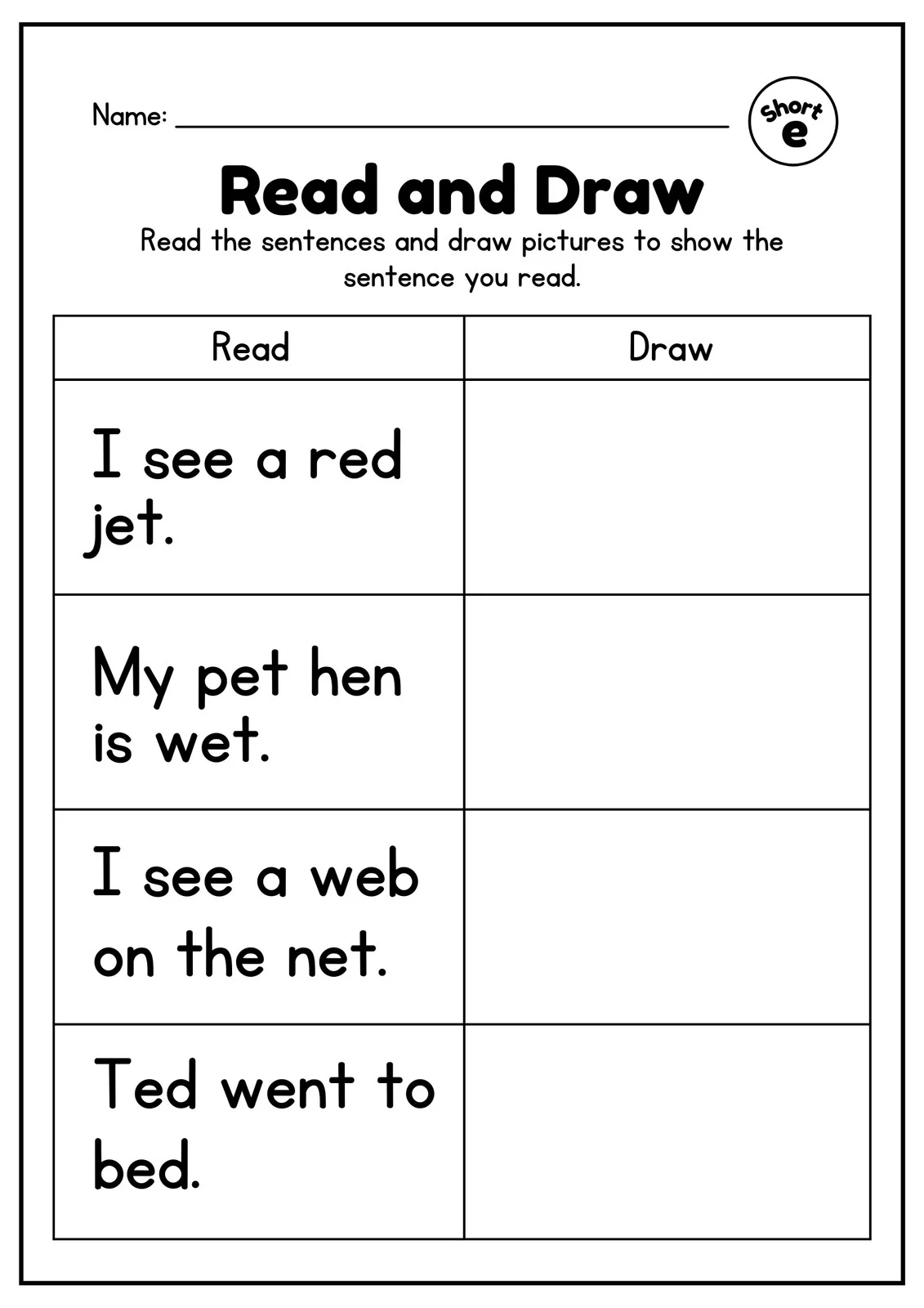 Free Printable Cvc Worksheets For 1st Grade