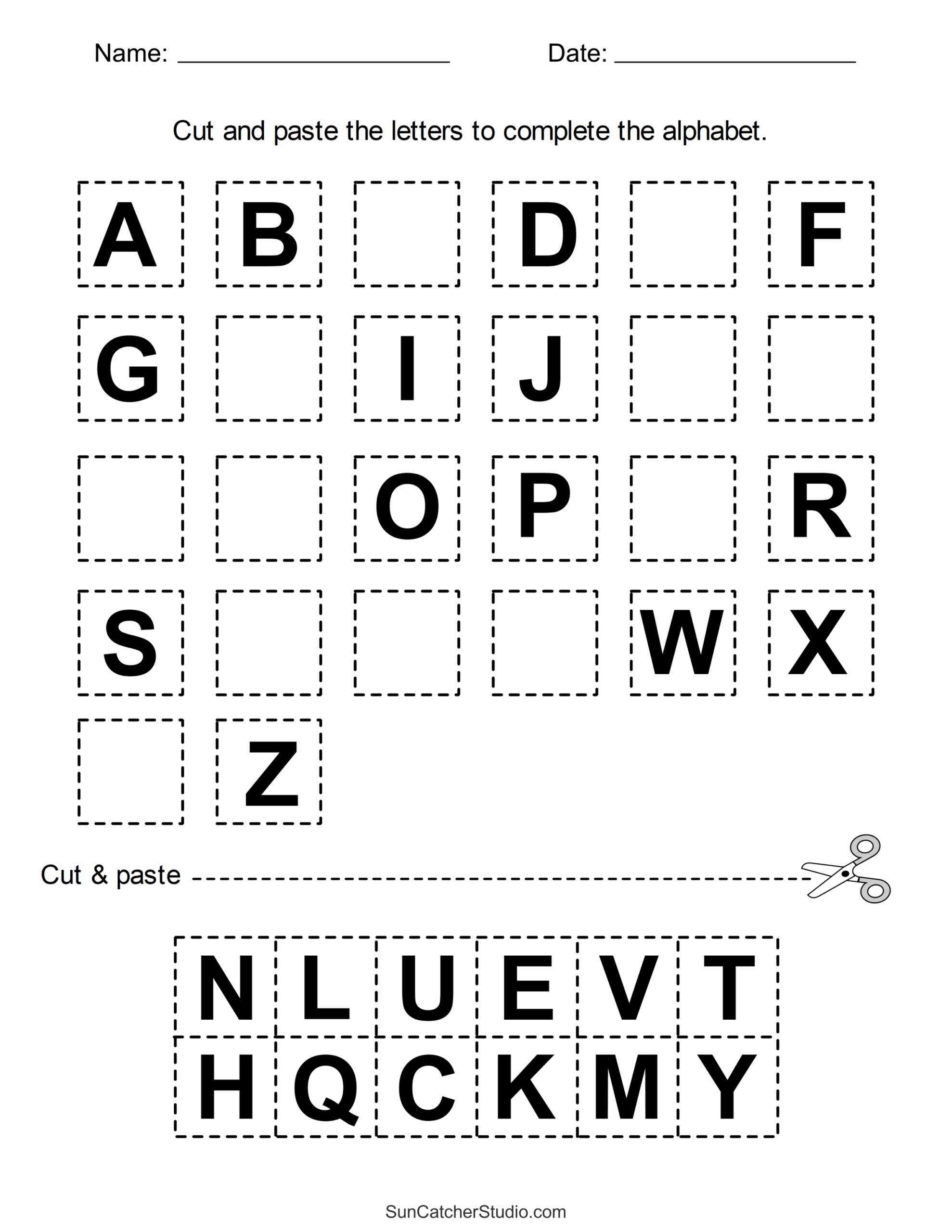 Free Preschool Printable Worksheets