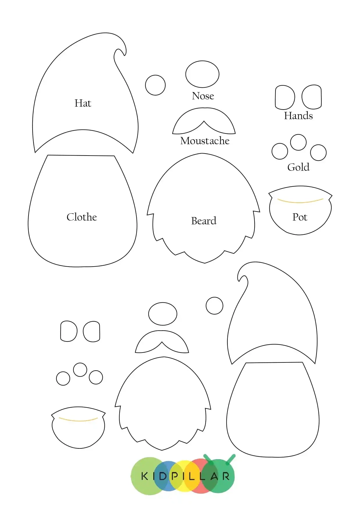 Free Printable Gnome Template