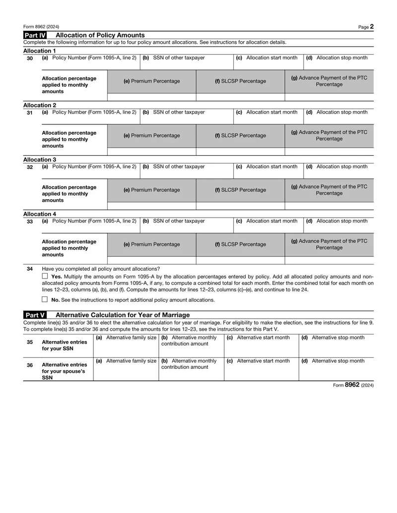 Form 8962 Fill And Sign Online With Lumin