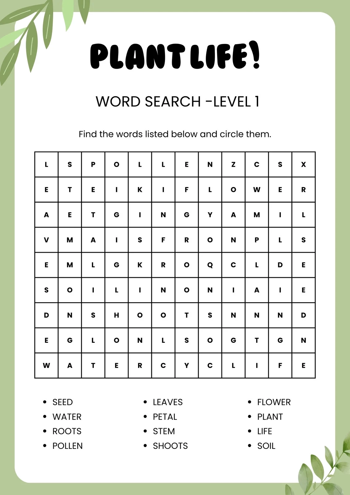 Worksheets Free Printable Science