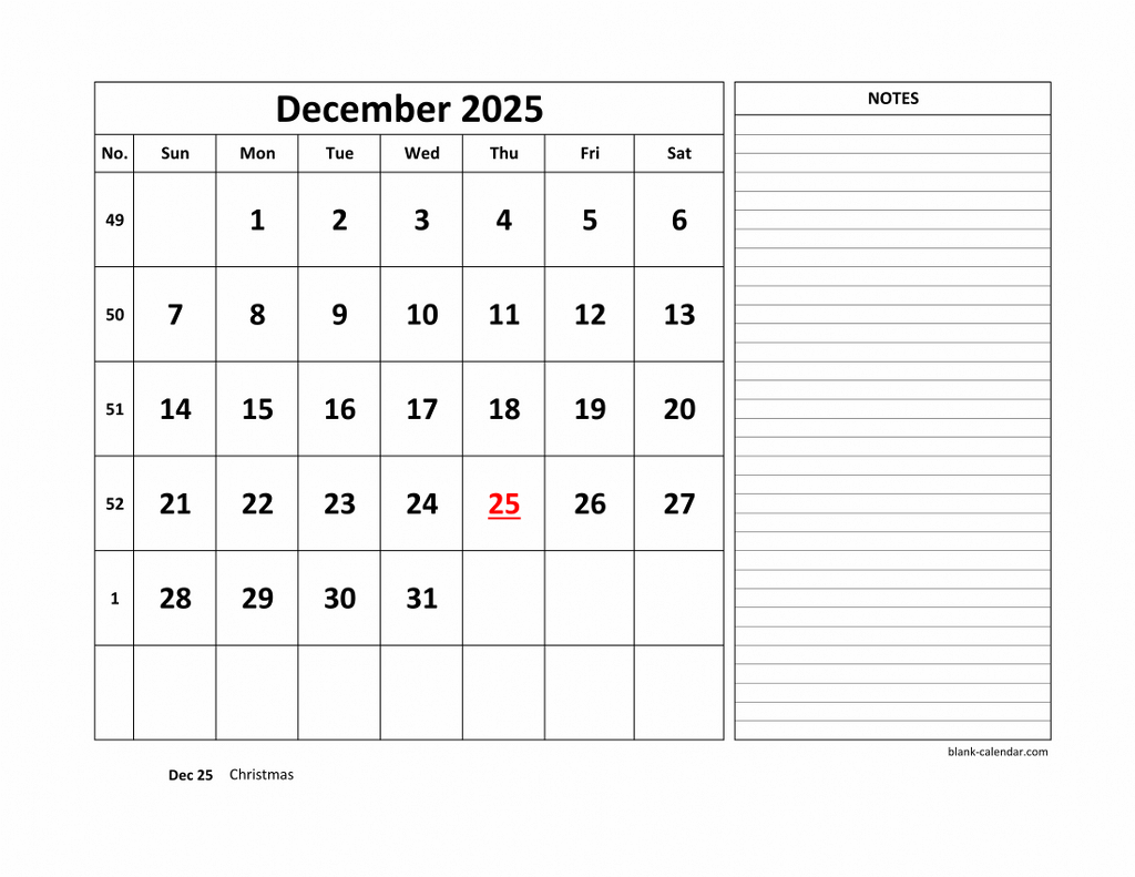 Printable December Appoitment Calendar