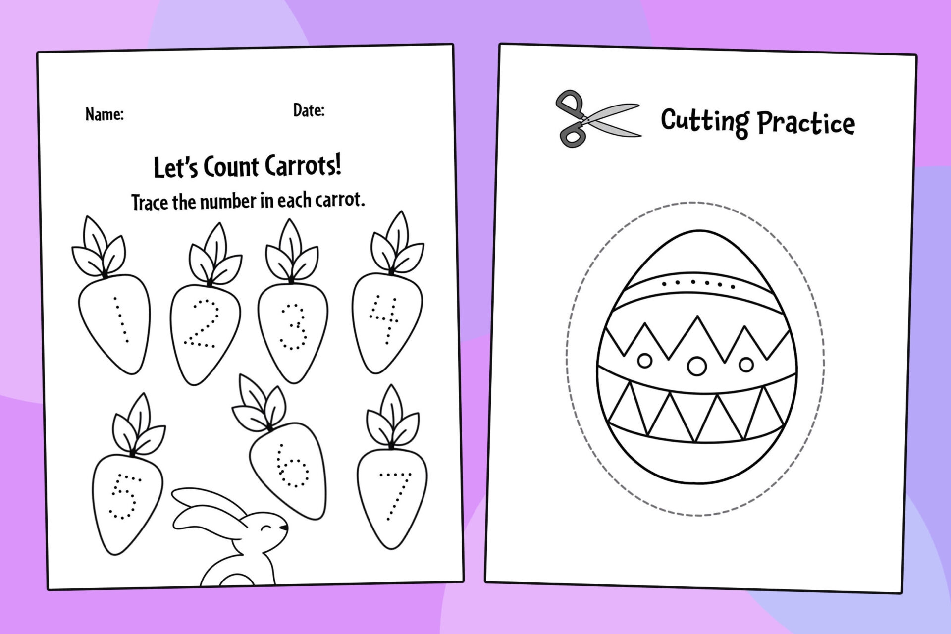 Pre K Worksheets Printable Free Easter