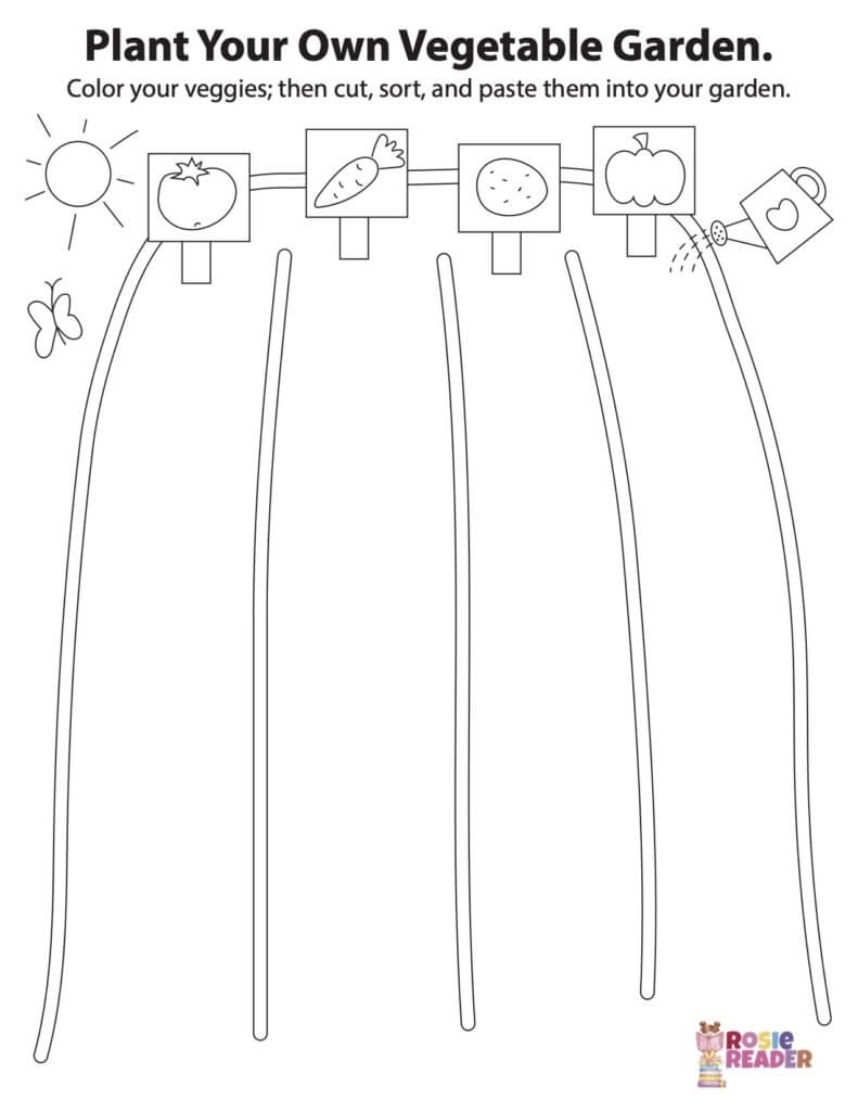 Free Gardening Activity Printable Sheets Homemade Heather 