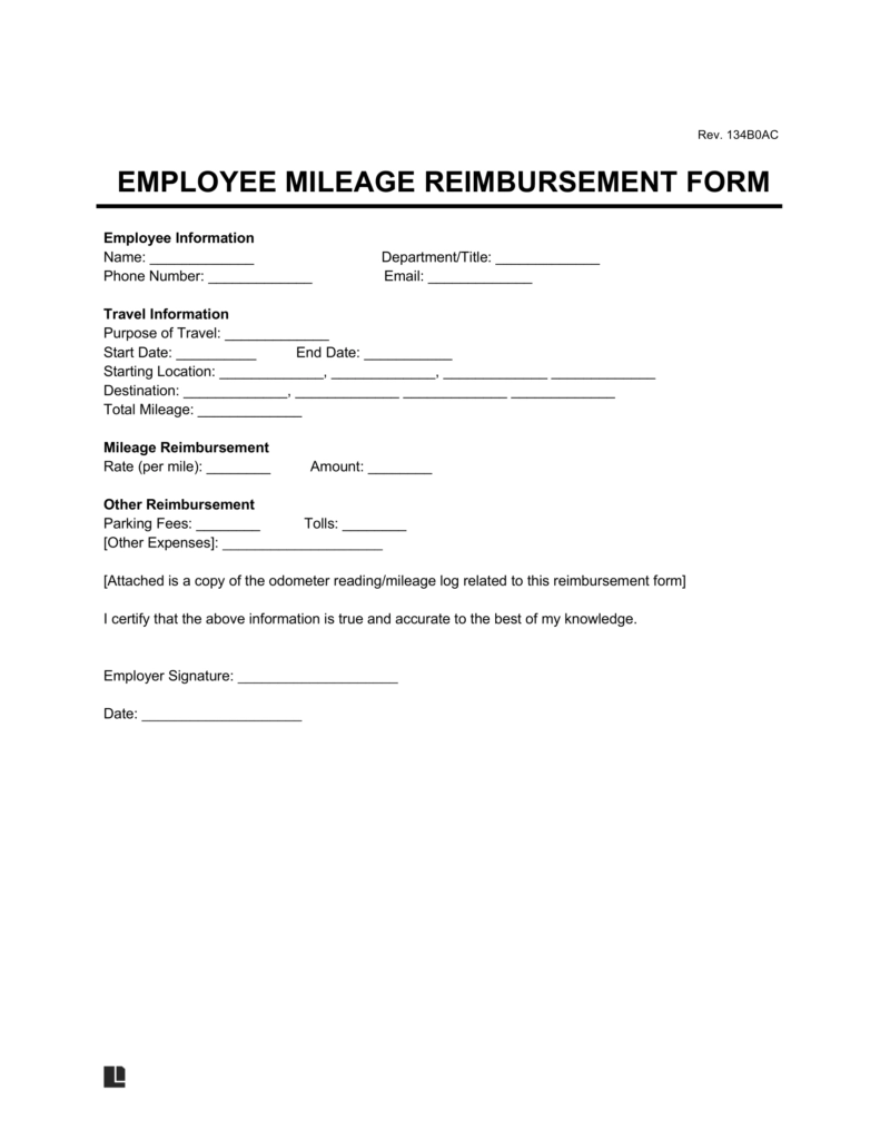 Irs Form Vehicle Expenses