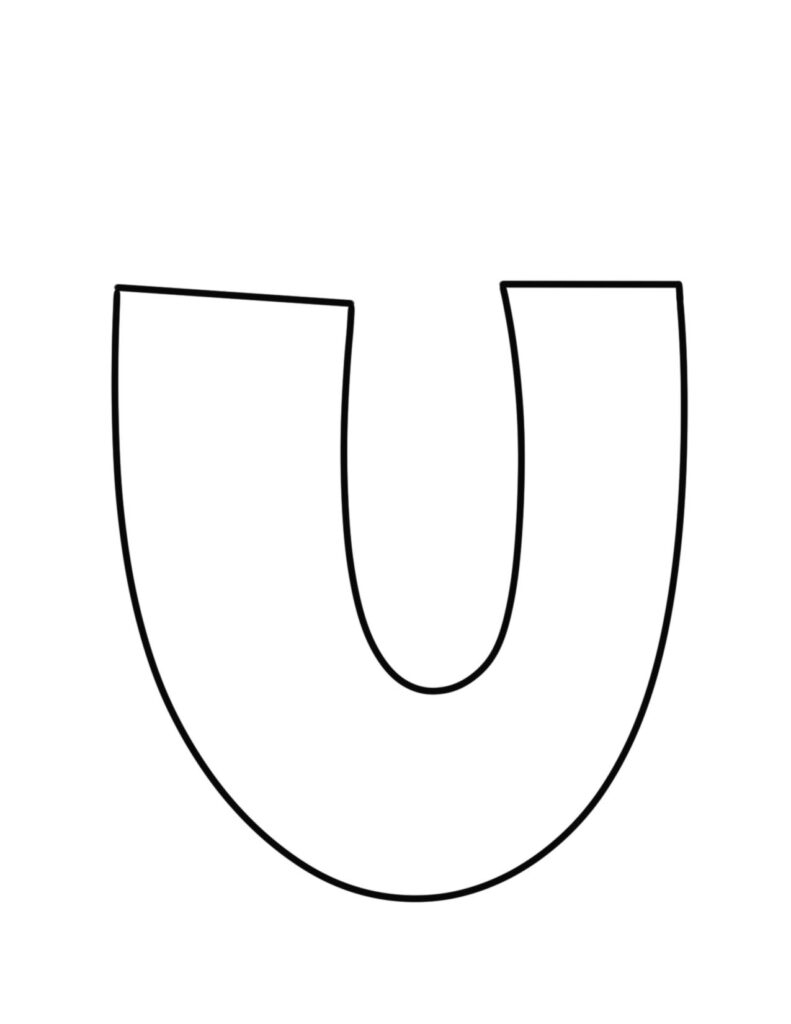 FREE Letter U Worksheets For Preschool The Hollydog Blog