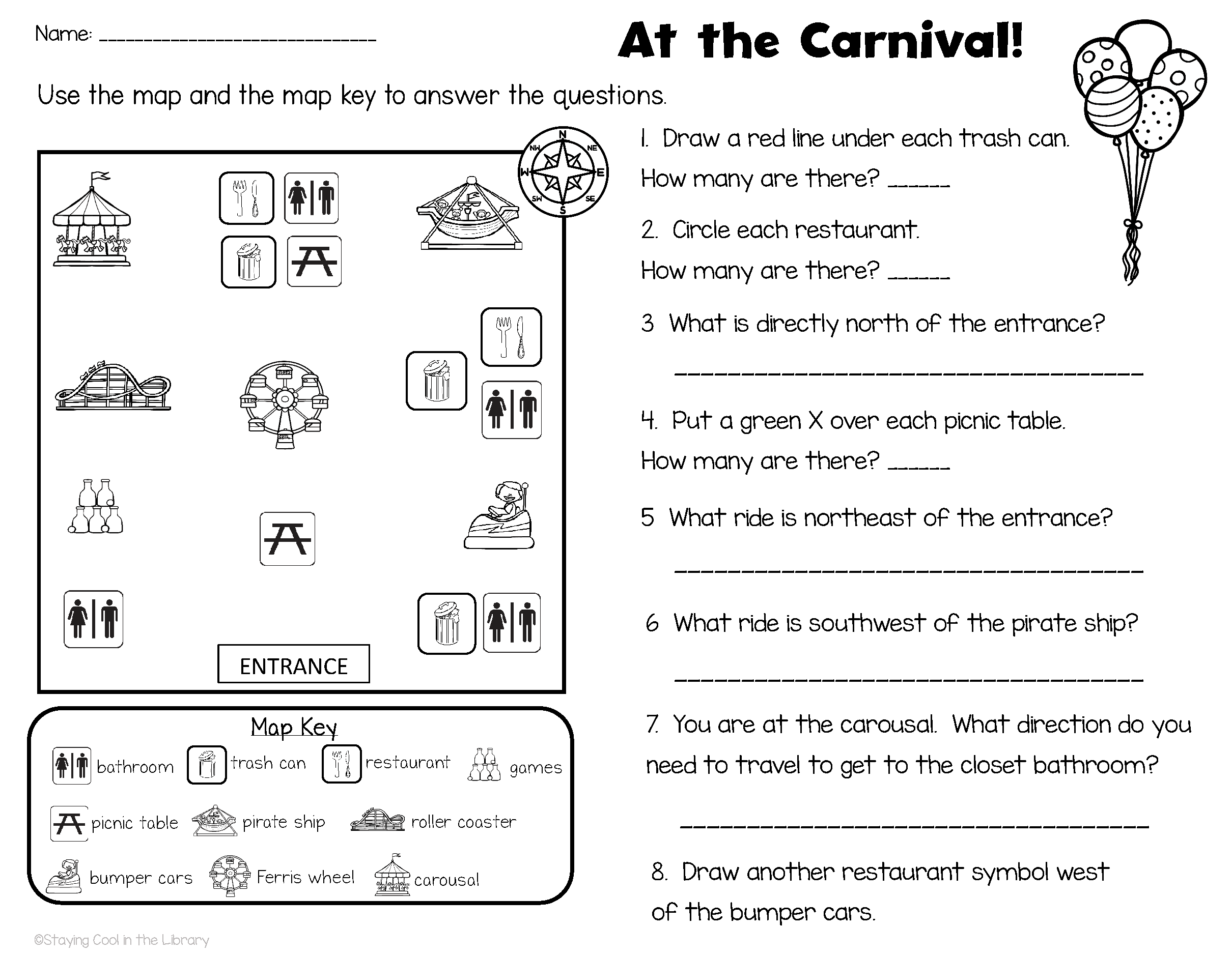 Free Printable Geography Worksheets 2nd Grade