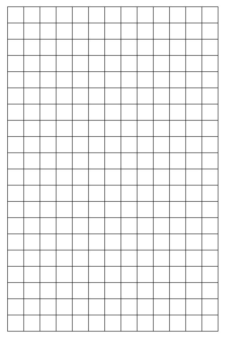 1 Inch Grid Paper Printable