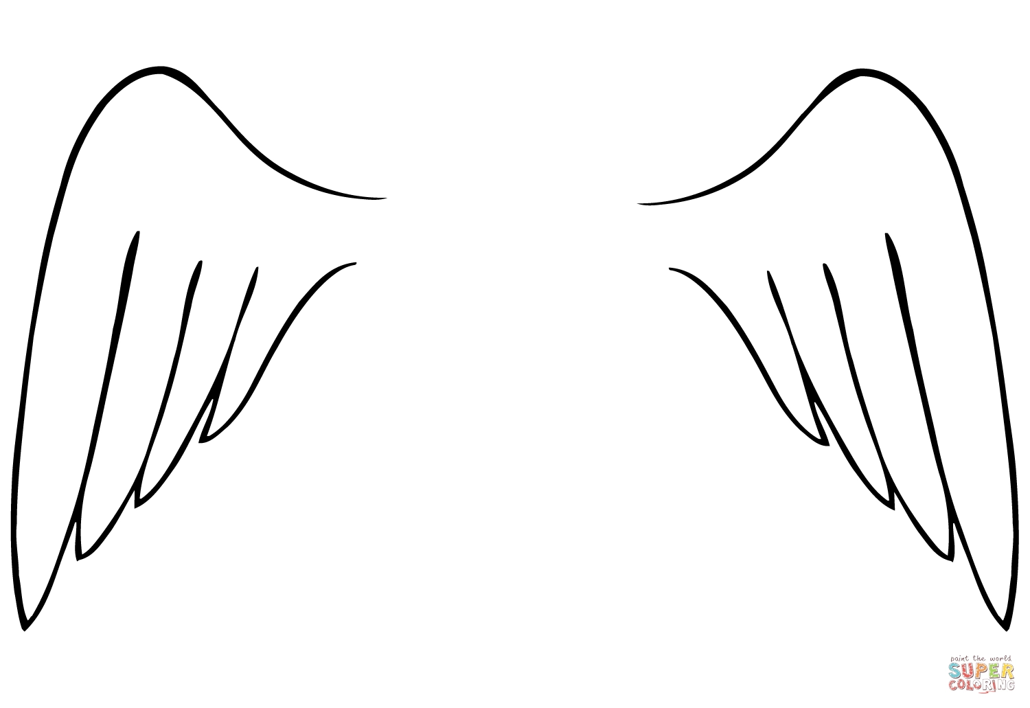 Free Printable Angel Wings Template