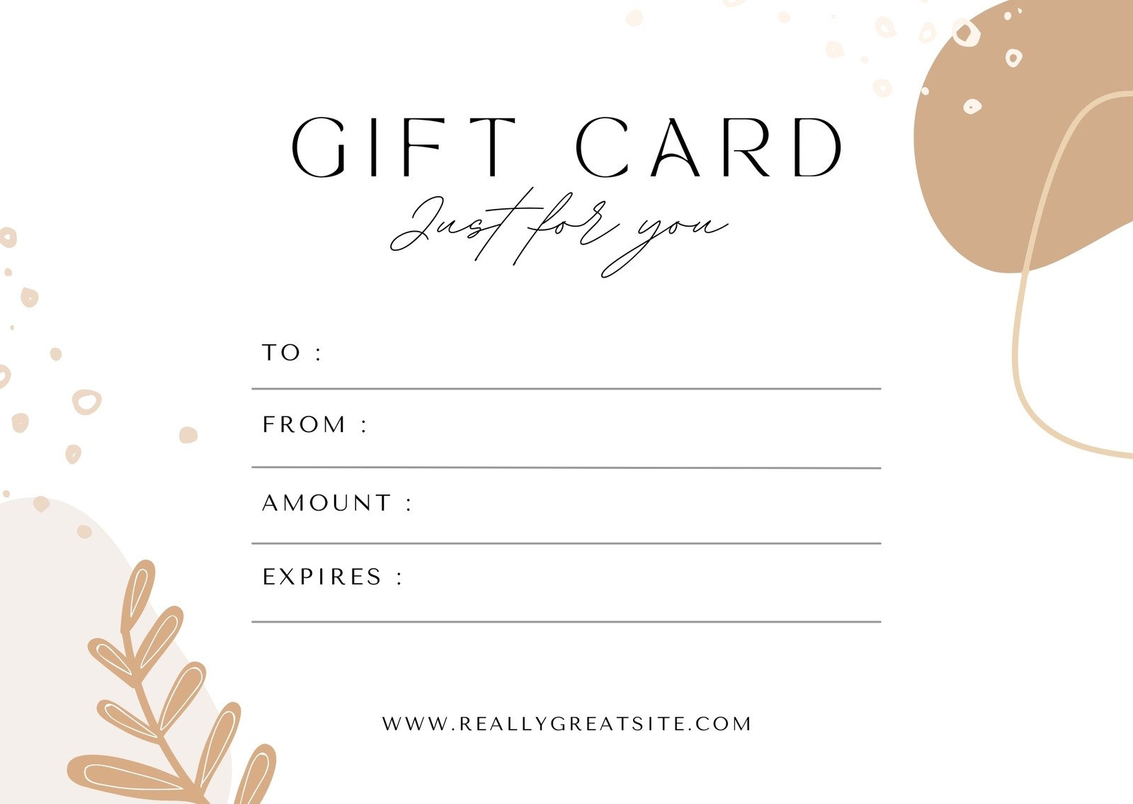 Free Printable Gift Voucher Template