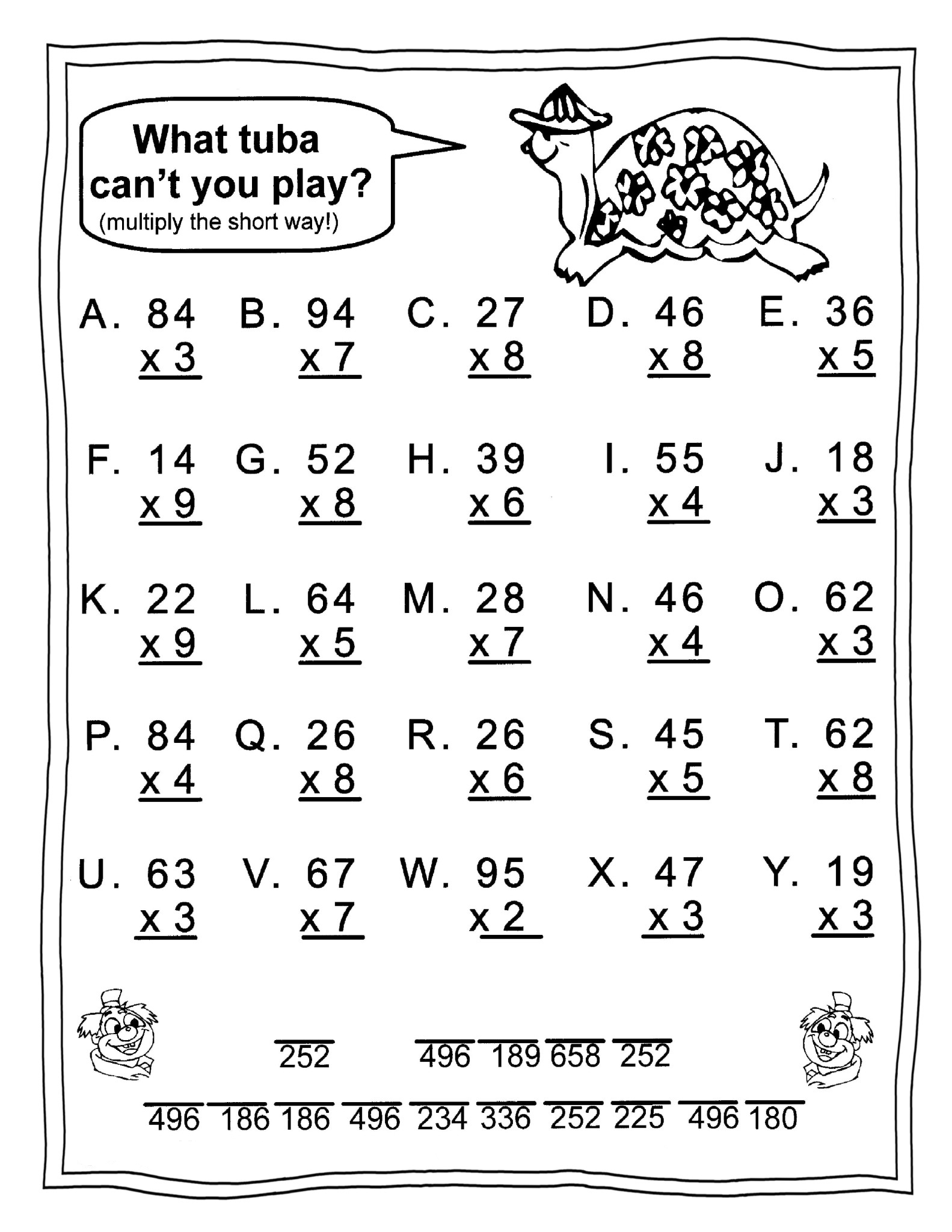 Free Printable Math Worksheets For 3Rd Grade Our Practice 