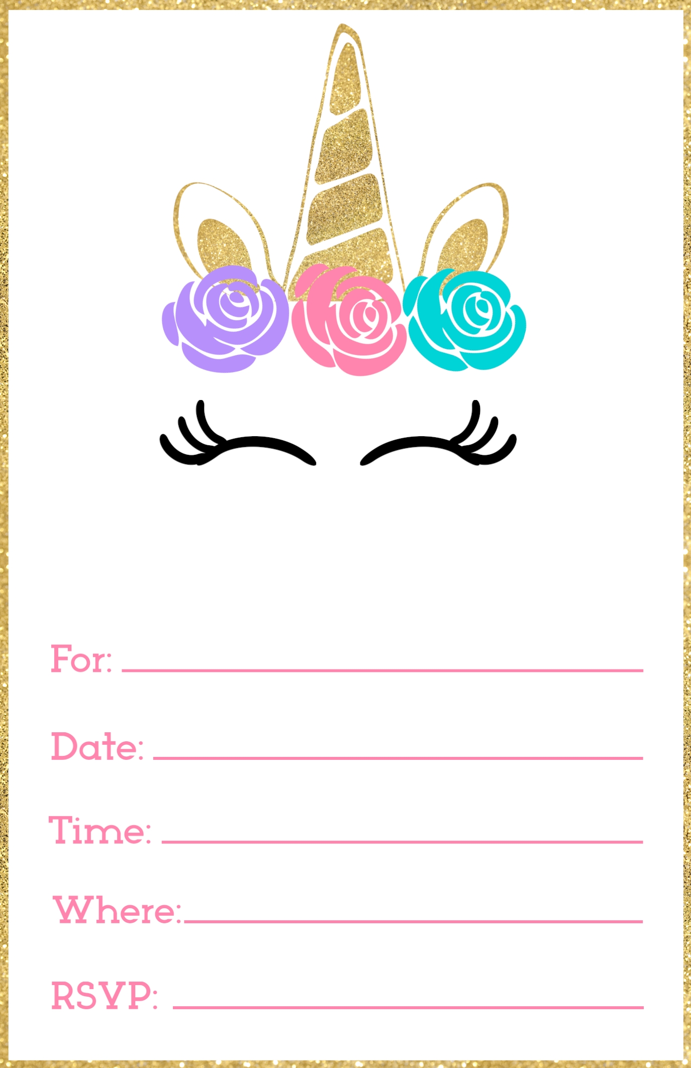 Printable Party Invitation Template
