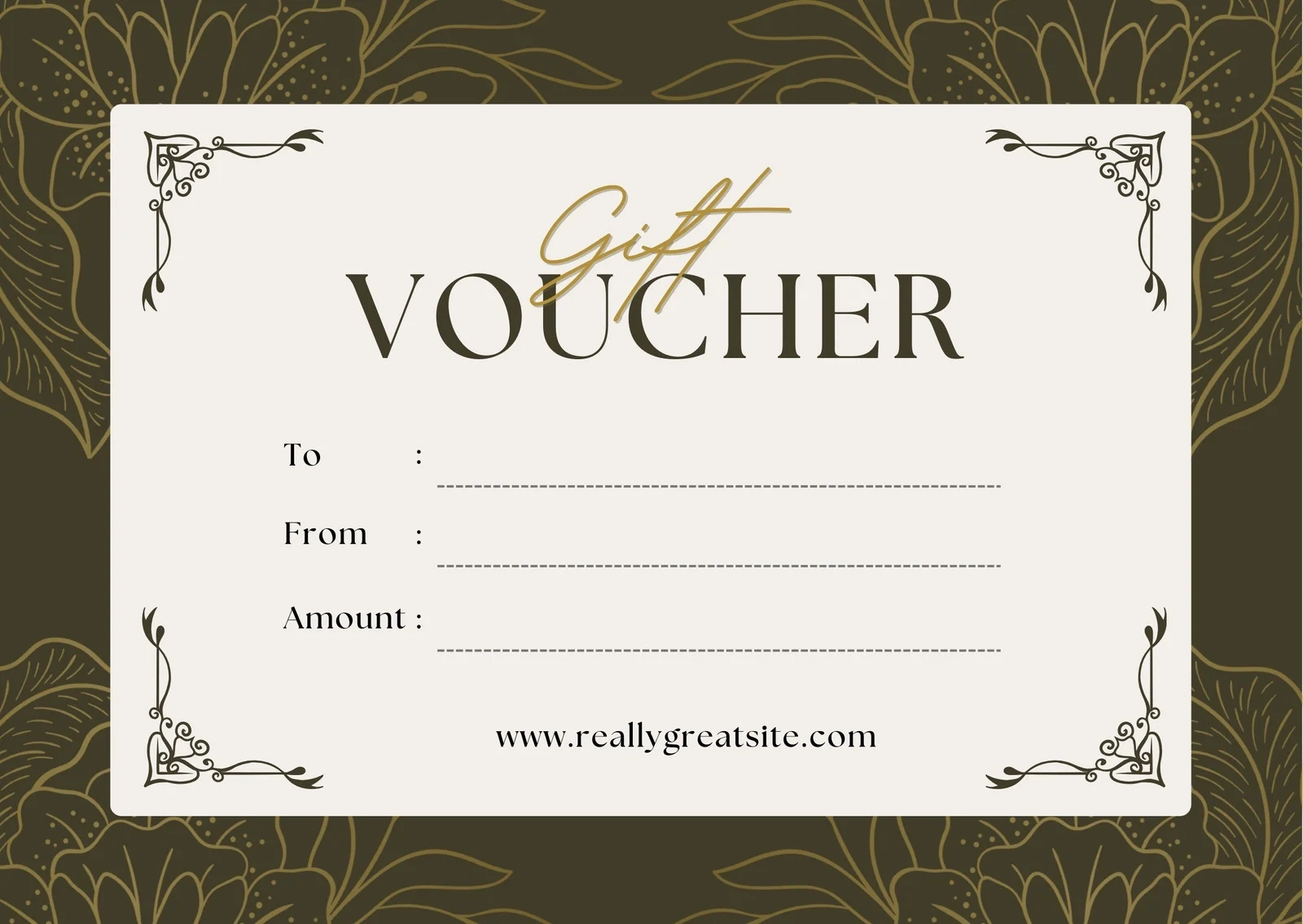 Gift Certificate Design Free Gift Template Page Free Printable 