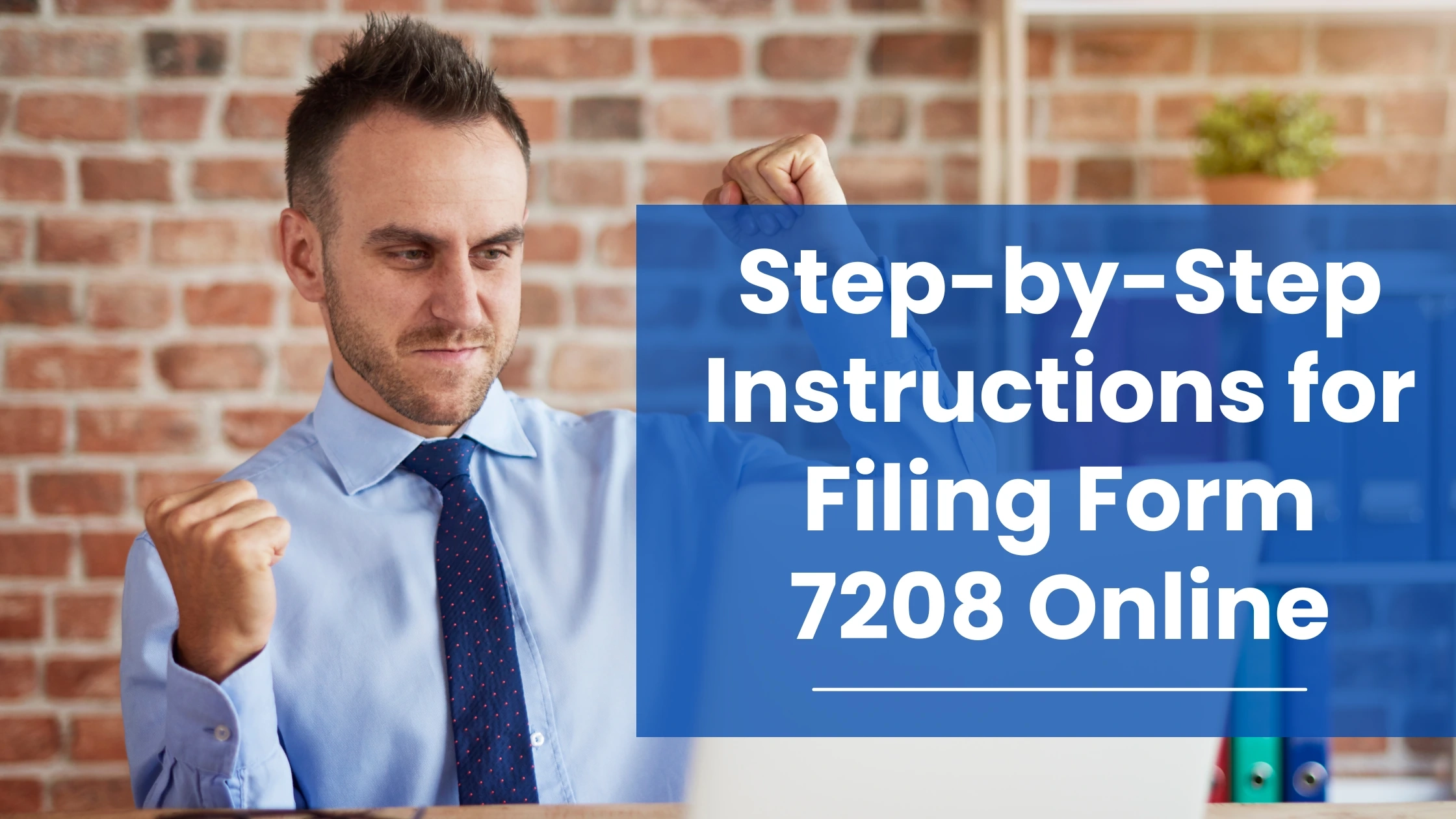 How File Form 7208 Online Step by Step Instructions 