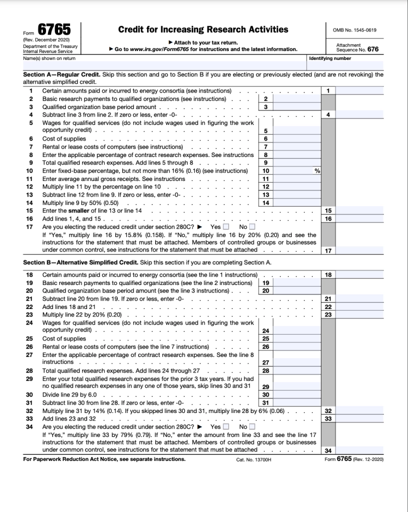 How To Use Form 6765 Crowne Tax amp Accounting