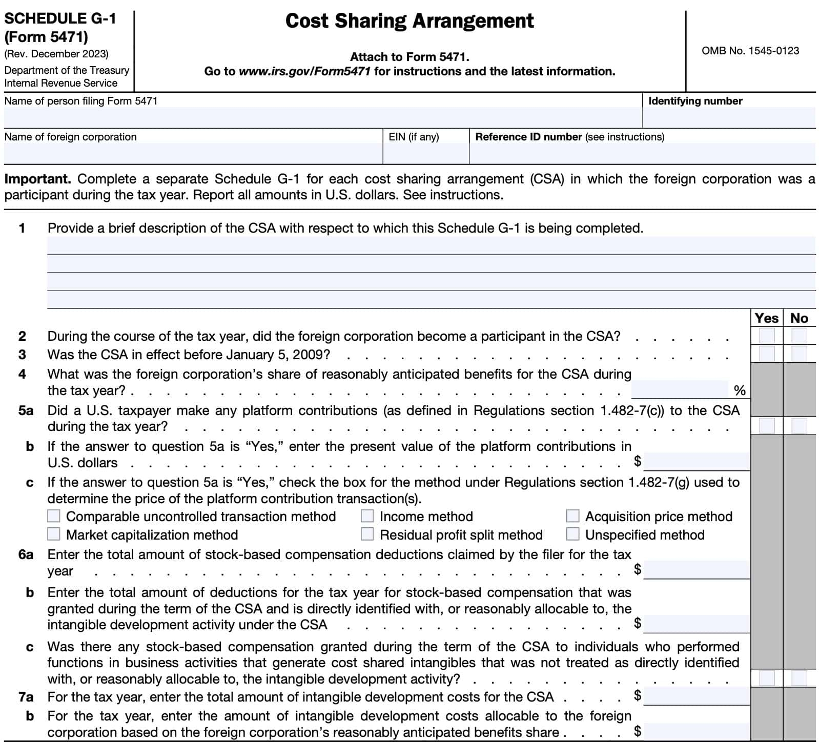 IRS Form 5471 Instructions CFC Tax Reporting For U S Persons