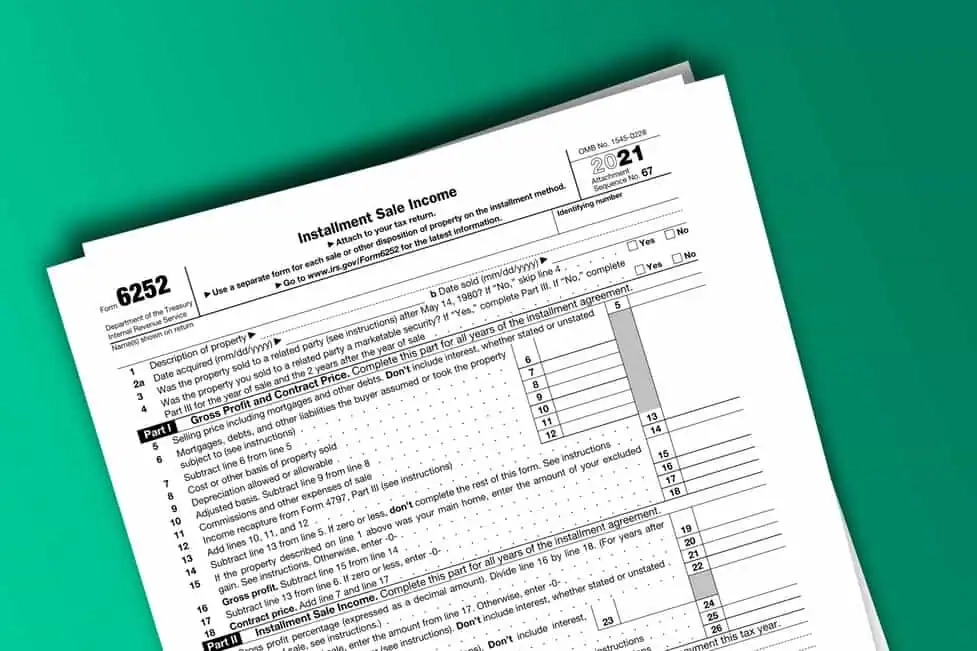Irs Form 6252 Instructions 2023