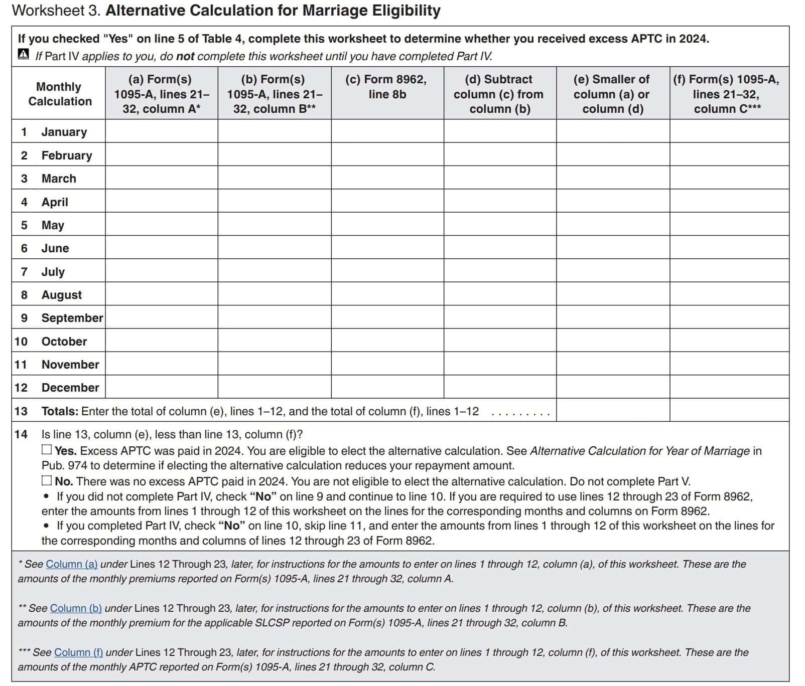 Irs Tax Form 8962 Printable