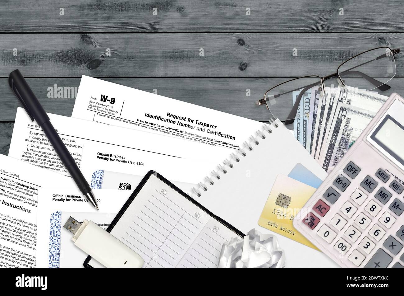 IRS Form W 9 Request For Taxpayer Identification Number And 
