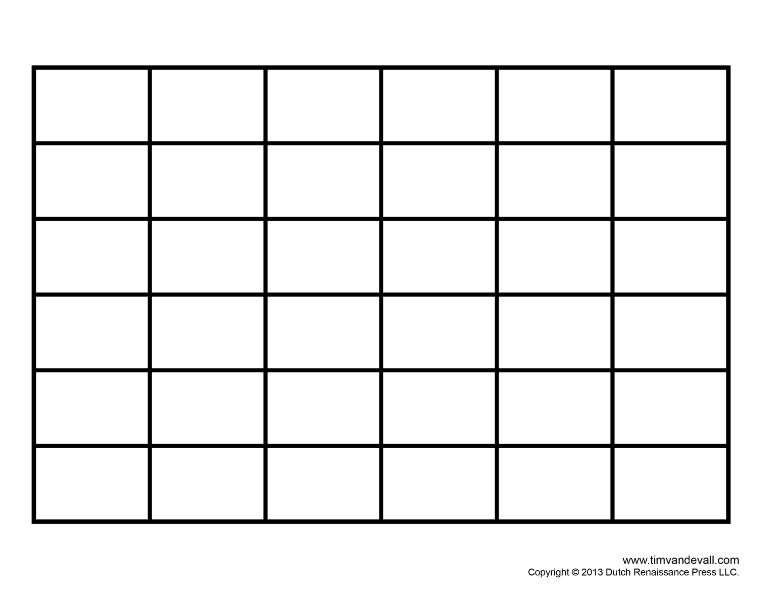 Printable Jeopardy Template