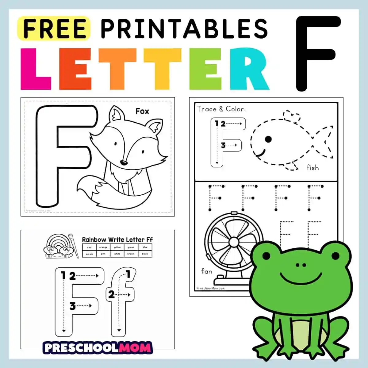 Printable Letter F Template