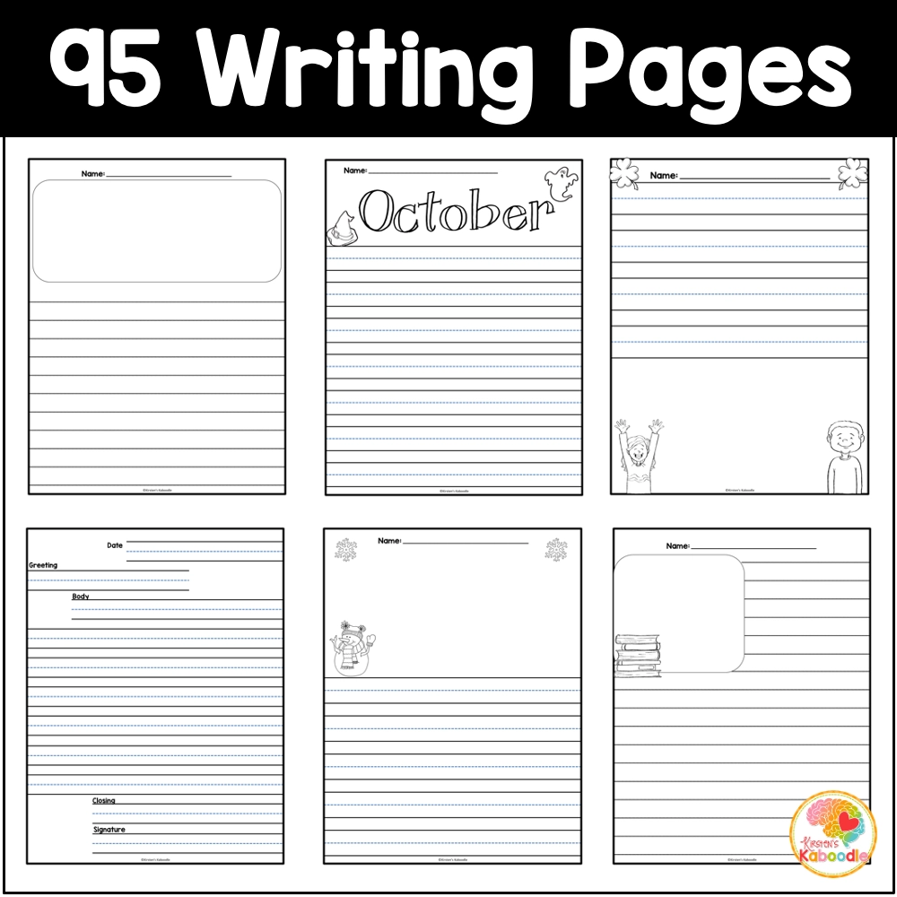 Writing Template Printable