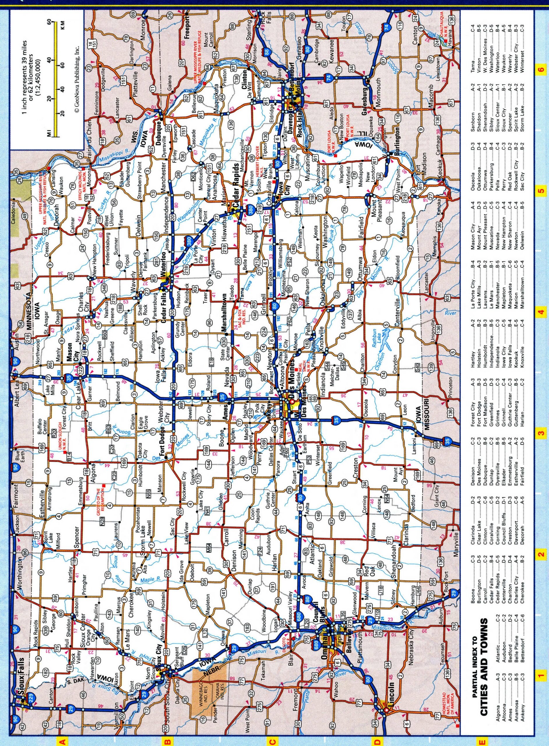 Iowa Worksheets Free Printable For Geography