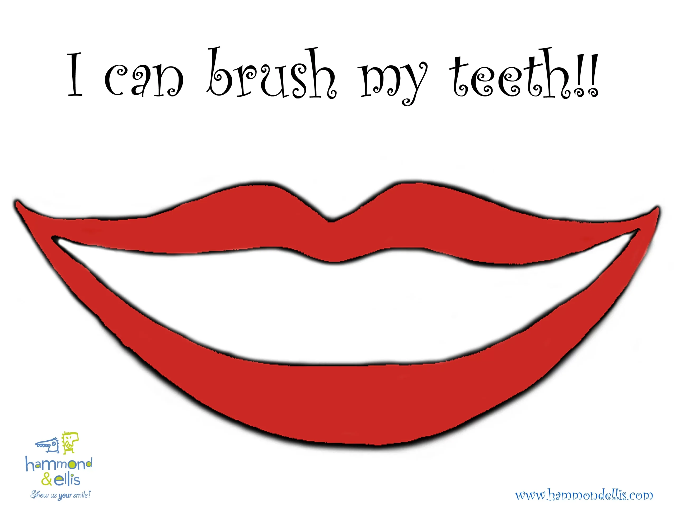 Mouth Template Free Printable
