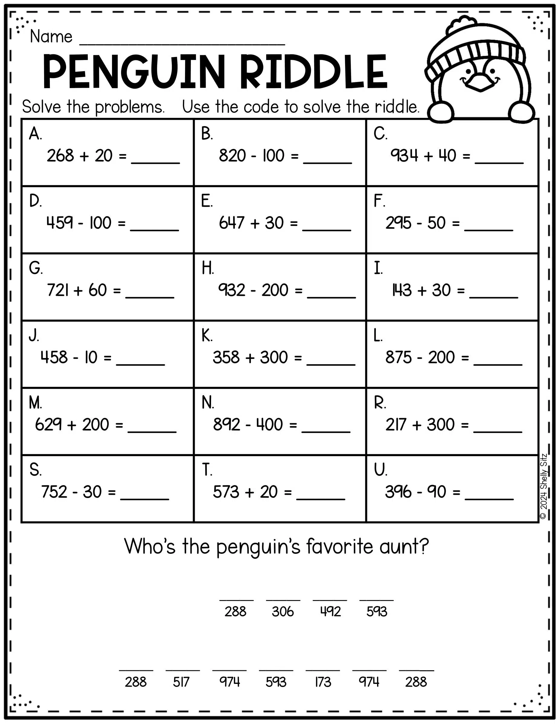 Printable Math Worksheets 2nd Grade Free