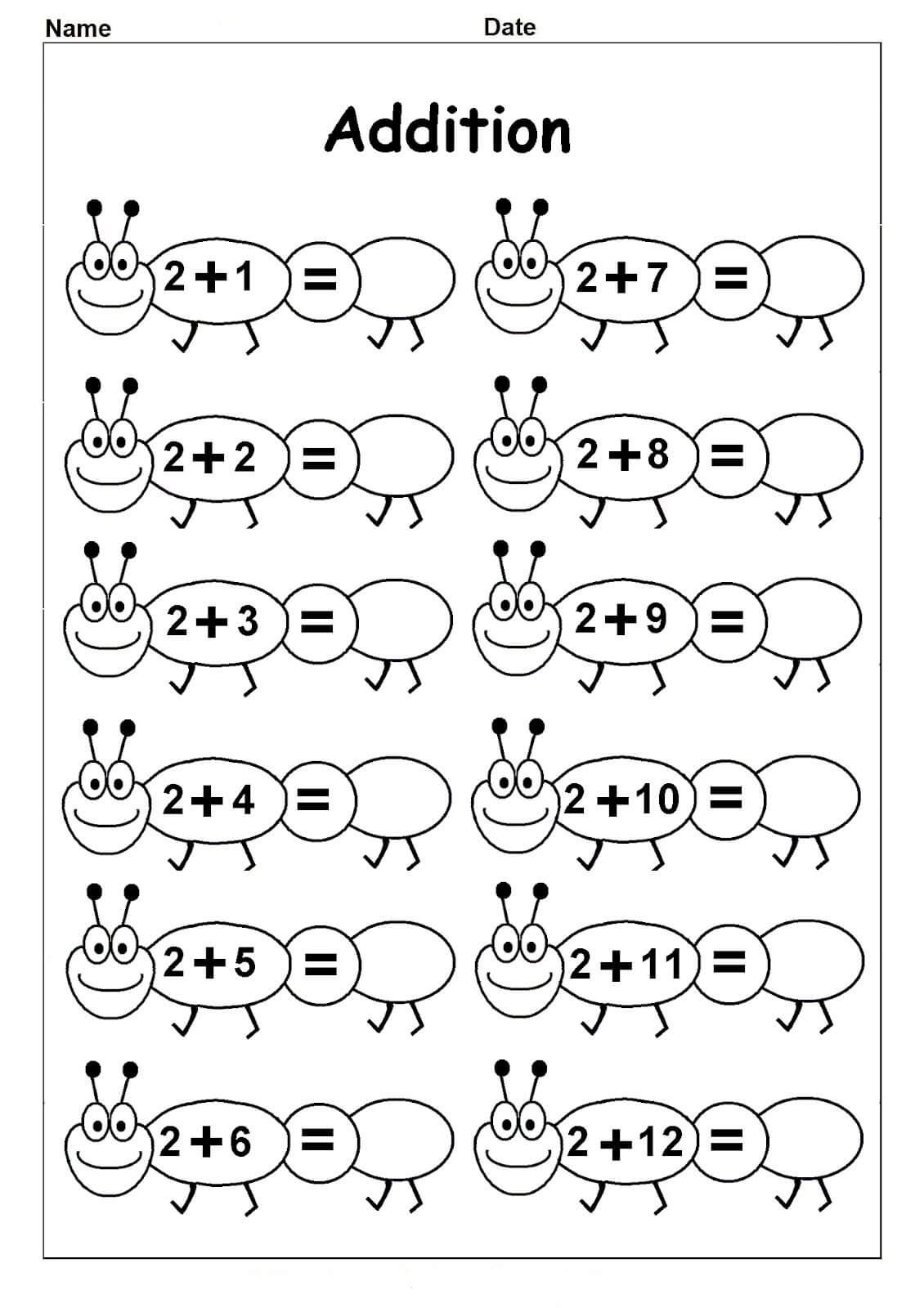 Printable Kindergarten Math Worksheets For Kids Online 