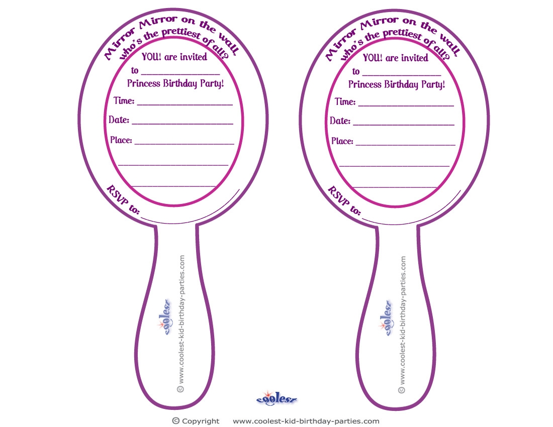 Printable Mirror Template