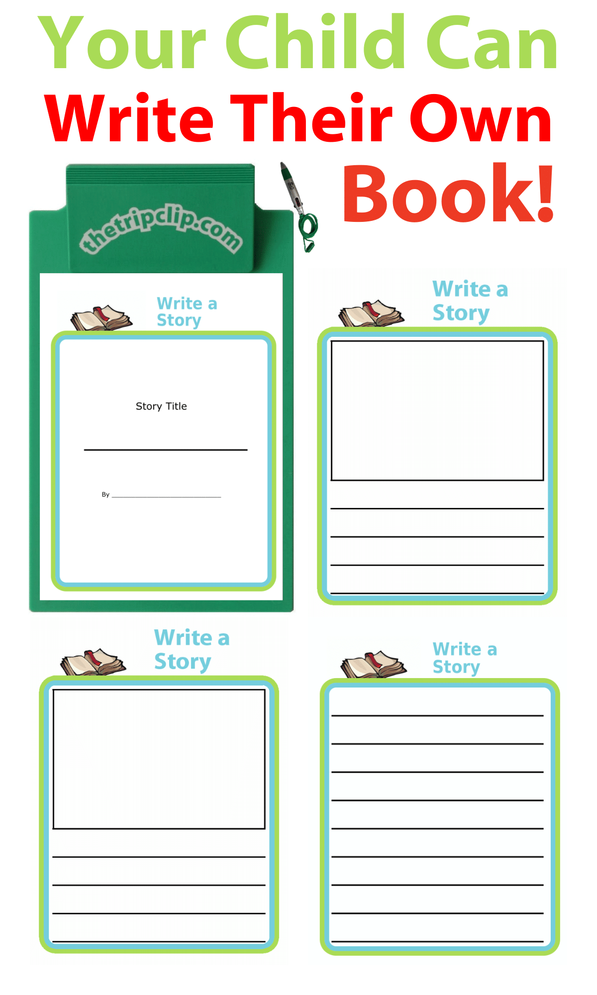 Printable Story Templates For Kids