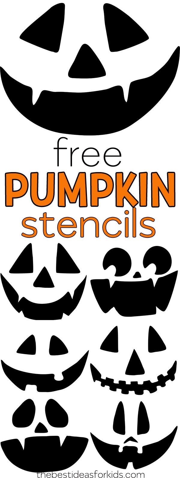 Pumpkin Carving Printable Template